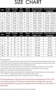Men's Oversized 100% Cotton T-Shirts Acid Wash Loose Fit Vintage Washed Short Sleeve Streetwear Casual Quick Dry Eco-Friendly - Product Image 2