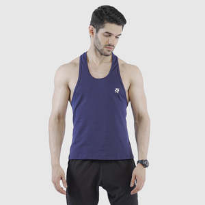 Débardeur de course bleu marine pour homme, respirant, en polyester, coton et élasthanne, taille XL, style musculation, col à capuche, pour entraînement et gym, imprimé - Product Image 4