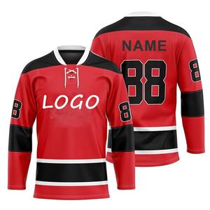 Maillot de hockey sur glace Nouveau style Maillot de hockey sur glace Vente en gros Personnalisé Mode OEM Respirant Prix bas - Product Image 2