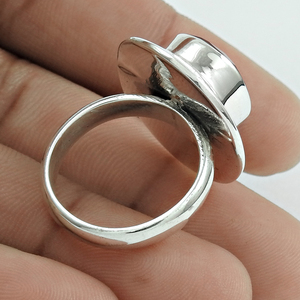 Anillos de joyería Fabricante Mayorista Plata de Ley 925 Forma ovalada Rubí Piedra preciosa Anillo hecho a mano Uno de un tipo de regalo para mujeres - Product Image 2