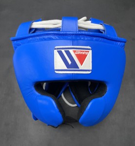 Garde-tête de boxe en cuir personnalisable de haute qualité accessoire d'entraînement gagnant Arts martiaux Fitness poignées de poignet lacées - Product Image 5