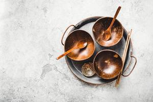 ชามไม้แบบดั้งเดิมคุณภาพส่งออกสำหรับจานร้อนและเย็นทำความสะอาดง่ายในราคาย่อมเยา - Product Image 2