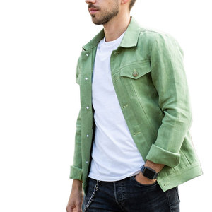 Vêtements à la mode, veste d'hiver, logo personnalisé, design élégant, streetwear, vestes en jean pour hommes, vente en ligne - Product Image 3