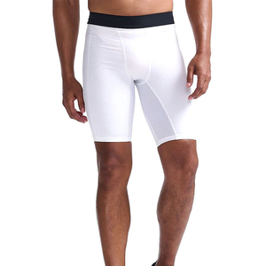 Pantalones Cortos Deportivos Ecológicos de Color Sólido, Estilo Clásico, Hasta la Rodilla, para Entrenamiento, Gimnasio, Fitness, para Hombre - Product Image 1