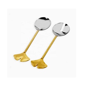 Serveur de salade en métal exclusif, nouveau Look, nouveau Look, serveur de salade, ustensiles de cuisine, derniers couverts en métal, nouveau Design - Product Image 3