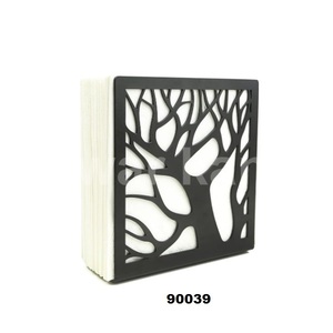 Porte-serviettes pour Tables Cuisine Ferme Restaurant Utilisation en extérieur Porte-serviettes rustiques Noir (Branches d'arbres) - Product Image 1