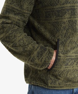 Sherpa pull à capuche pour hommes hiver doux confortable Polyester/coton avec conception d'épaule tombante Service OEM personnalisable - Product Image 3