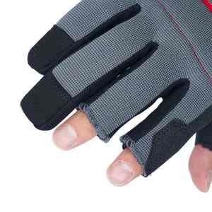 Protección laboral industrial Guantes sin dedos Guantes de trabajo de taller antiestáticos resistentes al desgaste sin polvo - Product Image 4