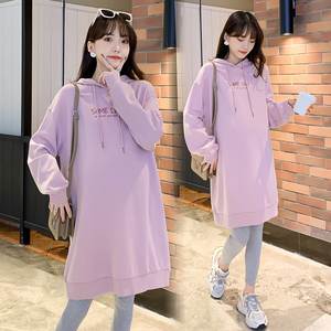 เสื้อมีฮู้ดสำหรับคุณแม่ให้นมลูกแบบลำลองมีฮู้ดนุ่มใส่สบาย - Product Image 5