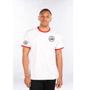 T-shirt classique unisexe à col rond, doux, 100% coton, écologique, séchage rapide, rétro, pour la personnalisation et l'impression de marque - Product Image 3