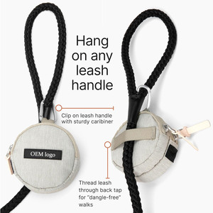 Logo personnalisé OEM 2025 Nouveau sac à collation double isolation Pochette à friandises pour chien pouvant contenir 1.5 tasses Sac à collation pour la formation et les promenades des chiens - Product Image 5