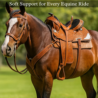 Selle anglaise pour cheval de haute qualité, fabriquée à la main, en cuir, exportateur indien, durable, confortable, couleur personnalisée |   Meilleure Offre 2026