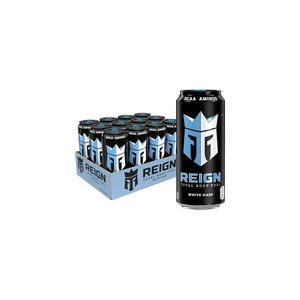 Reign Total Body Fuel Energy, Bebida Energética White Haze, 12 Latas, Sin Azúcar, BCAA, Aminos, Taurina, 16 Onzas Líquidas Cada Una - Product Image 1