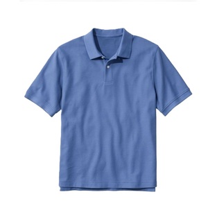 Camiseta de Golf de manga corta informal de algodón 100% para hombre, camiseta bordada personalizada, patrón sólido transpirable, teñido liso para polo - Product Image 5