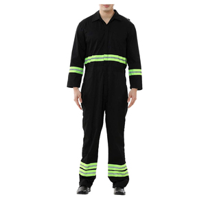 Logotipo personalizado Industrial Hi Vis Reflective Anti Fire Cotton Fr Safety General Factory Construction Work Uniform Overol Workwear - Product Image 1