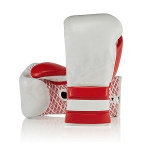 Guantes de Boxeo con Logotipo Personalizado de la Mejor Calidad, Guantes de MMA de Cuero Genuino al por Mayor para Adultos, Aptos para Deportes - Product Image 4
