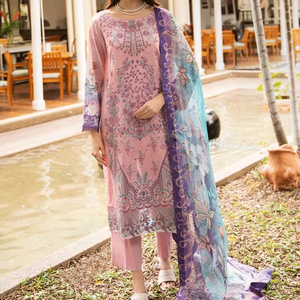 Robe pakistanaise pour dames Salwar kameez pour l'été dernière collection 2025 robe de créateur pakistanaise en gros - Product Image 1