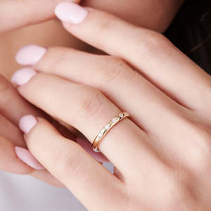 Champagne Or Diamant Naturel 14k Blanc Or Massif Etoile Réglage 5 Pierre Diamant Bague Haute Demande Terre Miné Diamant Bijoux - Product Image 5