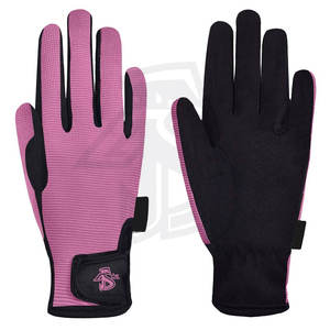 Bajo MOQ Diseña tus propios guantes de equitación Último estilo Material duradero Guantes de equitación - Product Image 1