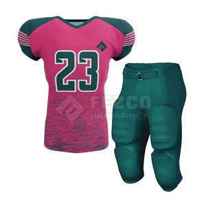 Uniforme de football américain confortable à manches courtes de haute qualité, logo personnalisé, meilleur tissu respirant, grande taille pour la saison estivale - Product Image 1