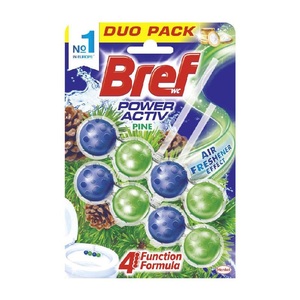 Bref WC Power Aktiv Citron 2x50g / Bref WC Power Aktiv Pin 50g - Product Image 1