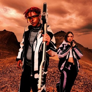 High Street Hip-hop Rock Trendy Brand Men Y2k Gothic Punk man hoodi Casual Versátil Patchwork Rayas Sudadera con cremallera de gran tamaño - Product Image 5