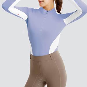 Factory Direct <b>Women</b> Horse Riding <b>Shirts</b> Leather Quick Dry Customizable Unisex Full Length Printed Reasonable Prices - Product Image 3