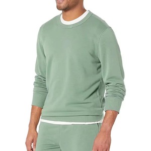 Wholesale Professional Eco-Friendly Breathable Polyester/Cotton Winter Sweat Suits for <b>Men</b>-Custom Color Blank <b>Pullover</b> - Product Image 4
