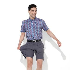 Men's Custom High Street Style Quick-Drying Breathable <b>Stretch</b> <b>Golf</b> <b>Shorts</b> Solid Pattern Cargo Design for Summer Outdoor Sports - Product Image 2