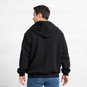 Winter Trendy <b>Full</b> <b>Zip</b> <b>up</b> <b>Hoodie</b> for Men and Women Outdoor Sport 100% Polyester Customizable Logo Solid Pattern Wholesale - Product Image 4