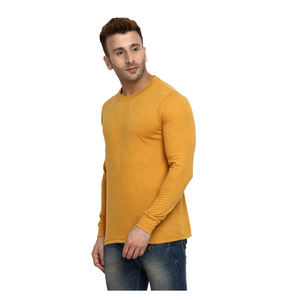 Nueva moda de manga larga cuello Tops Slim Fit ropa deportiva Stock camiseta hombres nuevos estilos de ropa Top camiseta de lujo para hombres - Product Image 4
