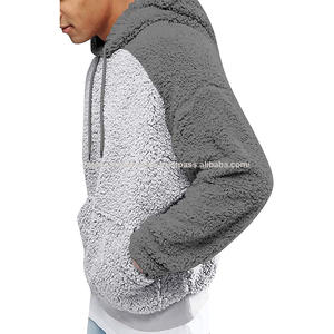 Sudadera con Capucha Unisex de Alta Calidad, Mezcla de Poliéster y Algodón, con Parches, Secado Rápido, Transpirable, con Cierre, OEM, Tallas Grandes, Impresión Digital - Product Image 6