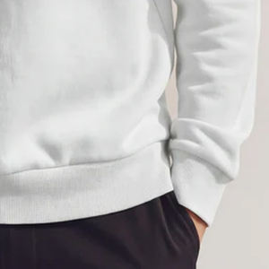 Col montant et fermeture éclair, tissu en coton/polyester pour un ajustement décontracté, sweat-shirt à manches longues pour homme avec service OEM en gros - Product Image 6