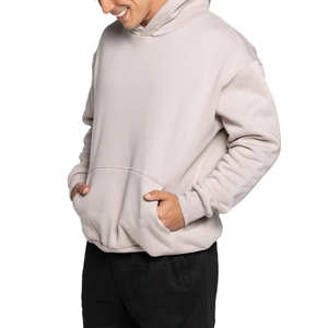 Heavyweight Fleece Zipper Hoodie Boxy Oversized Pullover Regular Fit Unisex Winter Streetwear Sudadera - Product Image 5