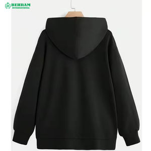 เสื้อฮู้ดซิปผู้ชายสีพื้นคุณภาพสูง ระบายอากาศได้ดี แห้งเร็ว สำหรับฤดูหนาว ผ้าฝ้าย 100% ใส่ได้ทั้งชายและหญิง - Product Image 5