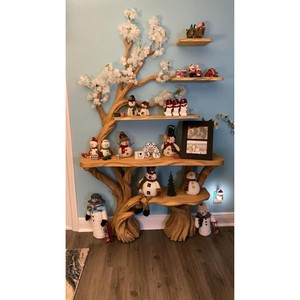 שולחן קונסולת יוקרה עם שולחן ספרים מעץ ריהוט סלון ריהוט עץ - Product Image 6