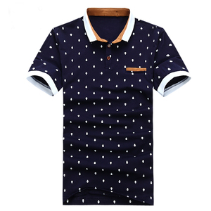 Vente en gros de vêtements de sport 100% coton sur mesure pour hommes pour polos Tissu en jersey à motif solide avec broderie Prix bon marché - Product Image 2
