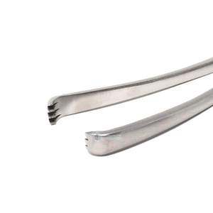 Ealeles คีมผ่าตัดสแตนเลสแบบใช้มือเครื่องมือผ่าตัดพื้นฐานของหลอดเลือดแดงเวลเลสแบบโค้ง - Product Image 6