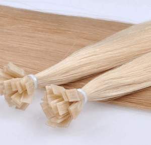 Vente en gros d'extensions de cheveux humains vierges vietnamiennes lisses naturelles 1B Machine à pointe plate double trame ruban noir pré-collé - Product Image 3