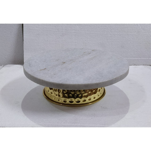 Soporte de mármol para cupcakes, forma redonda, Base de latón, herramientas para pasteles, excelente soporte de mármol para pasteles, precio al por mayor - Product Image 6