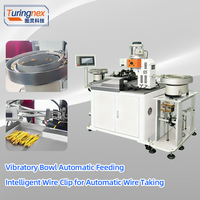 TR-SZ03 entièrement automatique électrique Double tête tubulaire borne isolante pressage à froid et coupe câblage sertissage Machine