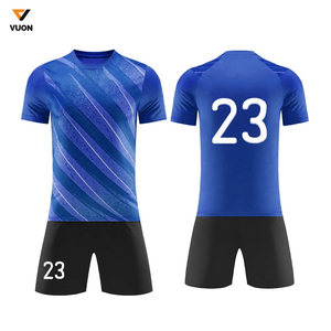 Camiseta de fútbol deportiva personalizada para hombre, conjunto de uniforme de fútbol, kit completo de poliéster transpirable con logotipo impreso - Product Image 4