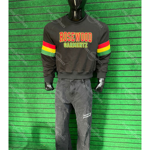 Sudaderas de Forro Polar con Diseños de Bordado Personalizados, Manga Larga, Estilo Holgado, Ropa de Primavera, Algodón Ecológico - Product Image 1