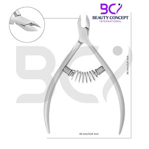 Pince à cuticules en acier inoxydable, à ouverture large, lame courbée, professionnelle, durable, pour la beauté des ongles et la pédicure - Product Image 3