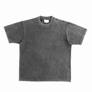 2025 nouveauté hommes lavage à l'acide à manches courtes T-Shirt de gymnastique respirant léger Jersey meilleure conception d'impression grande taille OEM entretenu - Product Image 2