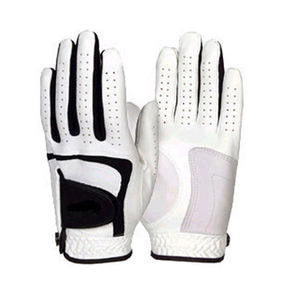 Best Selling <b>Ladies</b> Custom Logo Golf <b>Gloves</b> Genuine <b>Leather</b> Synthetic Cabretta Material Hand Grips for Sports sheepskin - Product Image 5