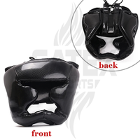 Protège-têtes et protège-dents en cuir pour le kickboxing - Protection complète du menton, sur mesure et imprimée