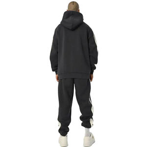 Conjuntos Deportivos de Felpa para Hombre, Pantalones y Sudadera sin Cordones, Corte Regular, Unisex, 100% Algodón, Estampados de Invierno, Venta al Por Mayor OEM - Product Image 3