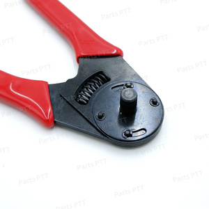 คีมย้ำสายไฟแบบท่อสีแดง/ดำ ขนาด 20-22AWG สำหรับย้ำขั้วต่อสายไฟ - Product Image 3
