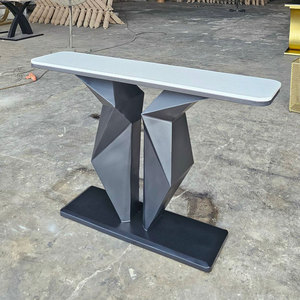 DEAS Modern Minimalist <b>Console</b> <b>Table</b> CST064 120x30x85cm Iron Legs with Stone Top <b>for</b> <b>Entry</b> Villa Living Room Bedroom Hotel - Product Image 5